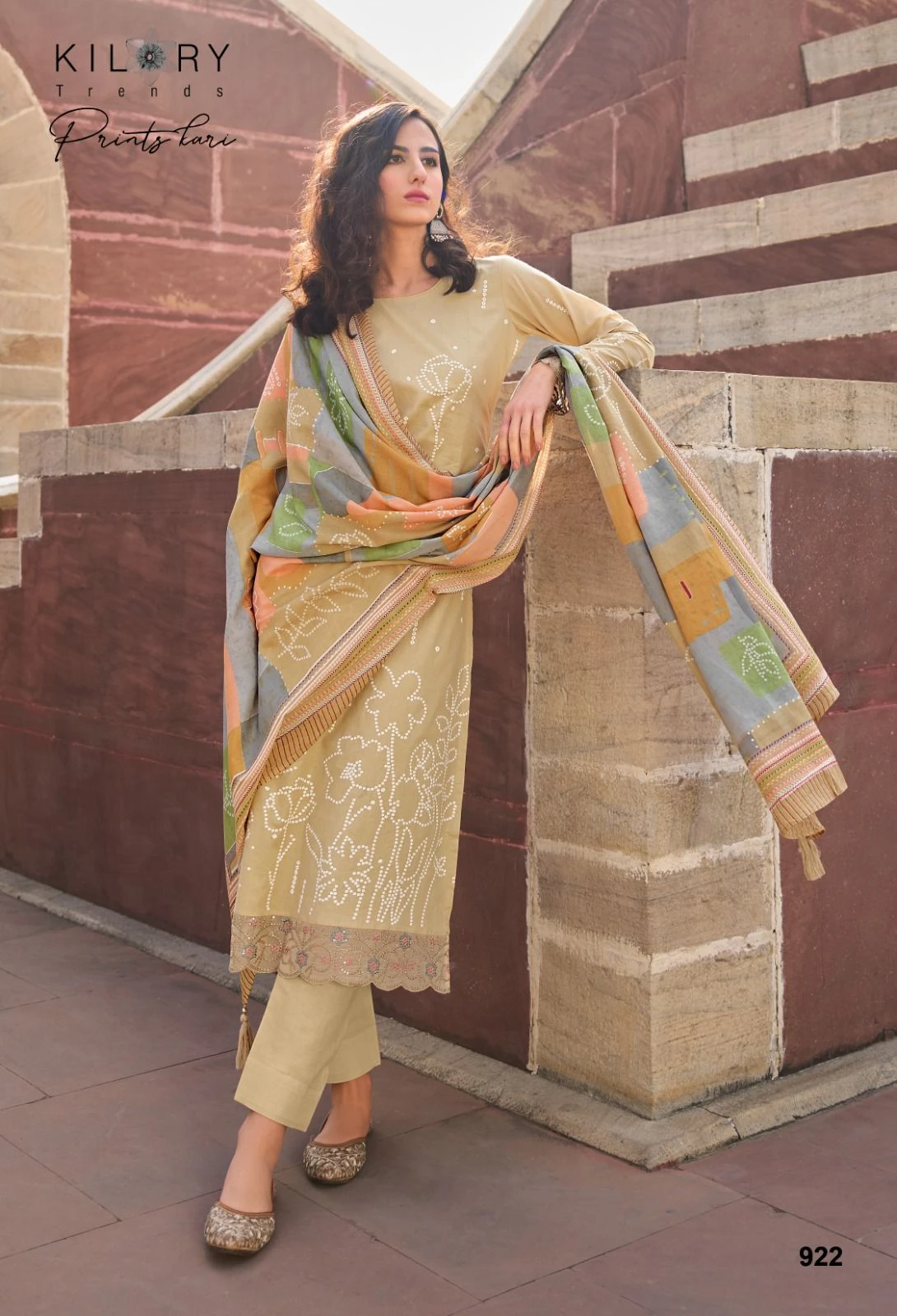Kilory Trendz Printkari Pure Lawn Cotton Wholesale Fancy Pakistani Salwar Suit Catalog — Wholesale Salwar Suits, Kilory Trends wholesale from Surat — Photo 8